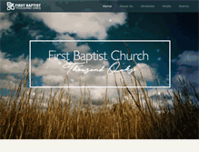 Tablet Screenshot of firstbaptistto.com